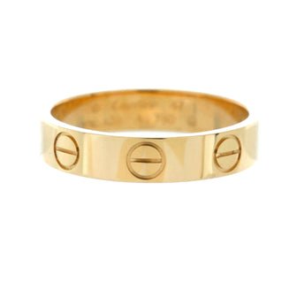 Cartier Love Wedding Band Ring 18K Yellow Gold