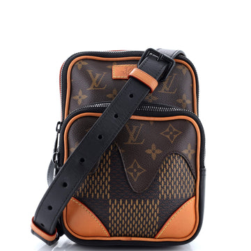 Louis Vuitton Nigo Amazone Sling Bag Limited Edition Giant Damier and Monogram Canvas