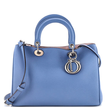 Christian Dior Diorissimo Tote Pebbled Leather Medium