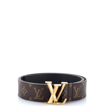 Louis Vuitton LV Pyramide Stripes Reversible Belt Monogram Canvas Wide