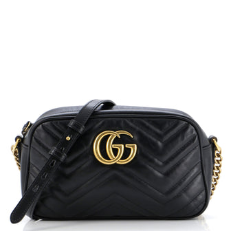 Gucci GG Marmont Shoulder Bag Matelasse Leather Small
