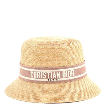 Christian Dior Dioresort Brim Hat Straw