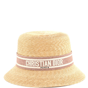 Christian Dior Dioresort Brim Hat Straw
