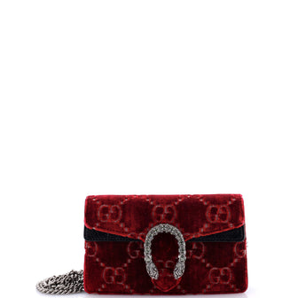 Gucci Dionysus Bag GG Velvet Super Mini