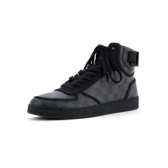 Louis Vuitton Men's Rivoli Sneaker Boots Damier