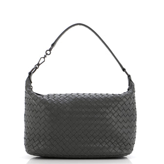 Bottega Veneta Zip Hobo Intrecciato Nappa Small