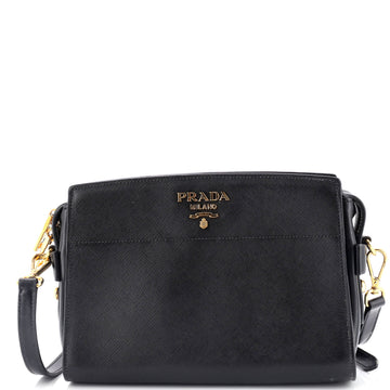 Prada Bibliotheque Crossbody Saffiano Leather