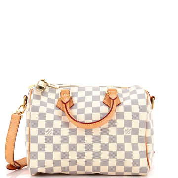 Louis Vuitton Speedy Bandouliere Bag Damier 25