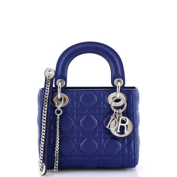 Christian Dior Lady Dior Chain Bag Cannage Quilt Lambskin Mini