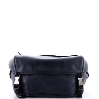 Prada Double Buckle Flap Camera Bag Soft Calf Medium
