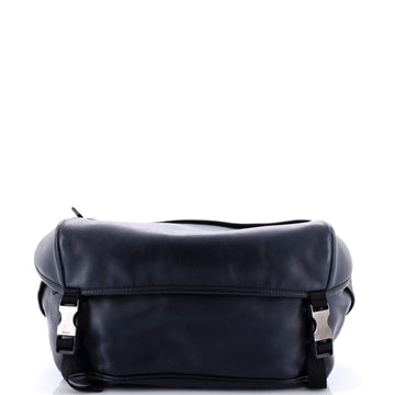 Prada Double Buckle Flap Camera Bag Soft Calf Medium