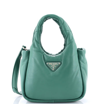 Prada Padded Soft Tote Leather Mini