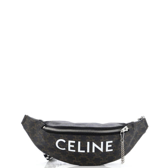 Celine Logo Belt Bag Triomphe Coated Canvas