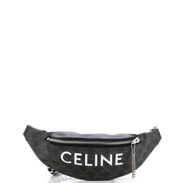 Celine Logo Belt Bag Triomphe Coated Canvas