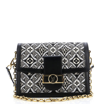 Louis Vuitton Dauphine Shoulder Bag Limited Edition Since 1854 Monogram Jacquard MM