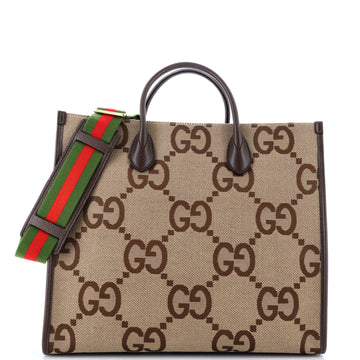 Gucci Convertible Tote Jumbo GG Canvas Large