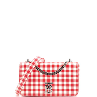 Burberry Lola Shoulder Bag Printed Leather Small
