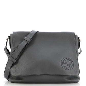 Gucci Soho Flap Messenger Leather Large