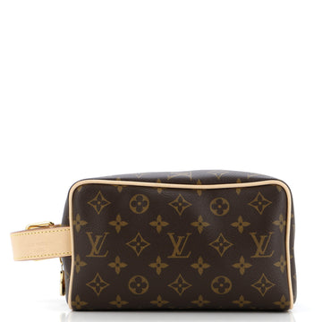 Louis Vuitton Locker Dopp Kit Monogram Canvas