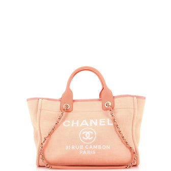Chanel Deauville NM Tote Mixed Fibers Small