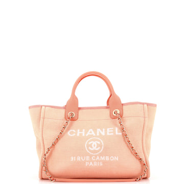 Chanel Deauville NM Tote Mixed Fibers Small