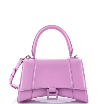 Balenciaga Hourglass Top Handle Bag Leather Small
