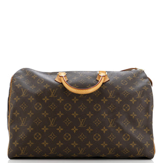 Louis Vuitton Speedy Handbag Monogram Canvas 40