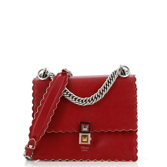 Fendi Kan I Bag Leather Small