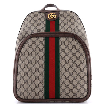 Gucci Ophidia Backpack GG Coated Canvas Medium