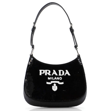 Prada Cleo Shoulder Bag Sequins Small