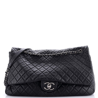 Chanel XXL Travel Flap Bag Quilted Calfskin Large