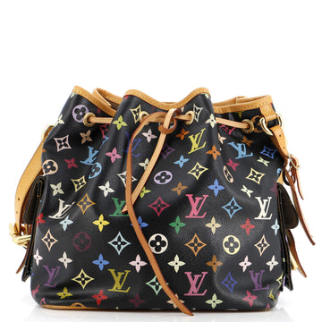 Louis Vuitton Petit Noe Handbag Monogram Multicolor