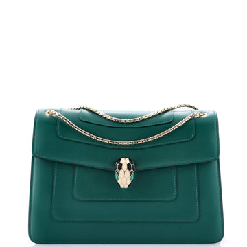 Bvlgari Serpenti Forever Shoulder Bag Leather Medium