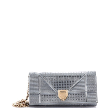 Christian Dior Diorama Croisiere Chain Wallet Cannage Embossed Calfskin