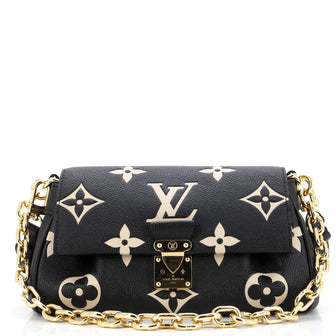 Louis Vuitton Favorite NM Handbag Bicolor Monogram Empreinte Giant