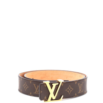 Louis Vuitton LV Initiales Belt Monogram Canvas Wide