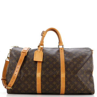 Louis Vuitton Keepall Bandouliere Bag Monogram Canvas 50