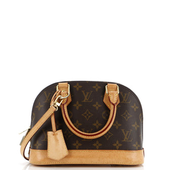 Louis Vuitton Alma Handbag Monogram Canvas BB