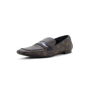 Louis Vuitton Women's Upper Case Flat Loafers Monogram Canvas