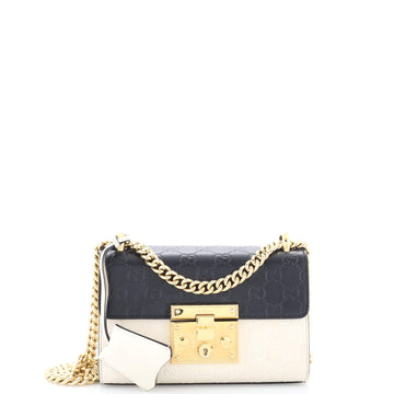Gucci Padlock Shoulder Bag Guccissima Leather Small