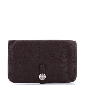 Hermes Dogon Duo Combined Wallet Leather