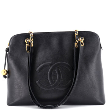 Chanel Vintage Timeless Zip Tote Caviar Medium