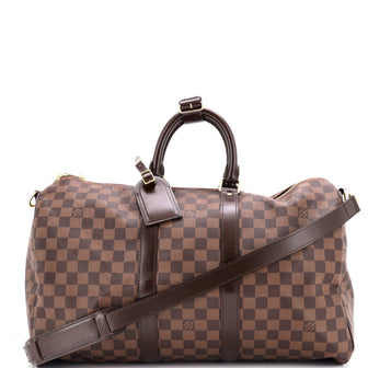 Louis Vuitton Keepall Bandouliere Bag Damier 45