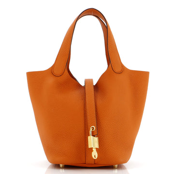 Hermes Picotin Lock Bag Clemence PM