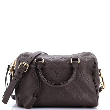 Louis Vuitton Speedy Bandouliere Bag Monogram Empreinte Giant 25