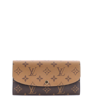 Louis Vuitton Emilie Wallet Reverse Monogram Canvas