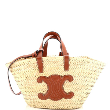 Celine Triomphe Basket Shoulder Bag Teen