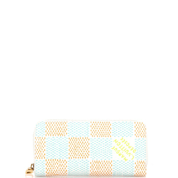 Louis Vuitton Zippy Wallet Limited Edition Damier Heritage Canvas Vertical