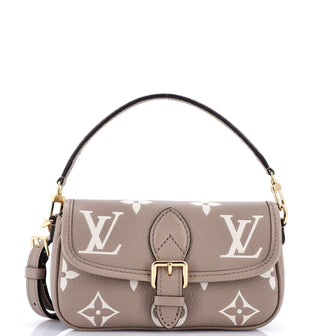 Louis Vuitton Diane NM Handbag Bicolor Monogram Empreinte Giant
