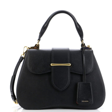 Prada Sidonie Top Handle Bag Saffiano Leather Large